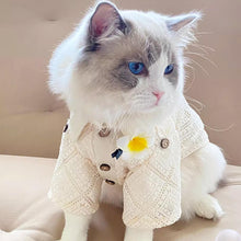 Load image into Gallery viewer, Cat in Ivory Lace Shirt | MissyMoMo
