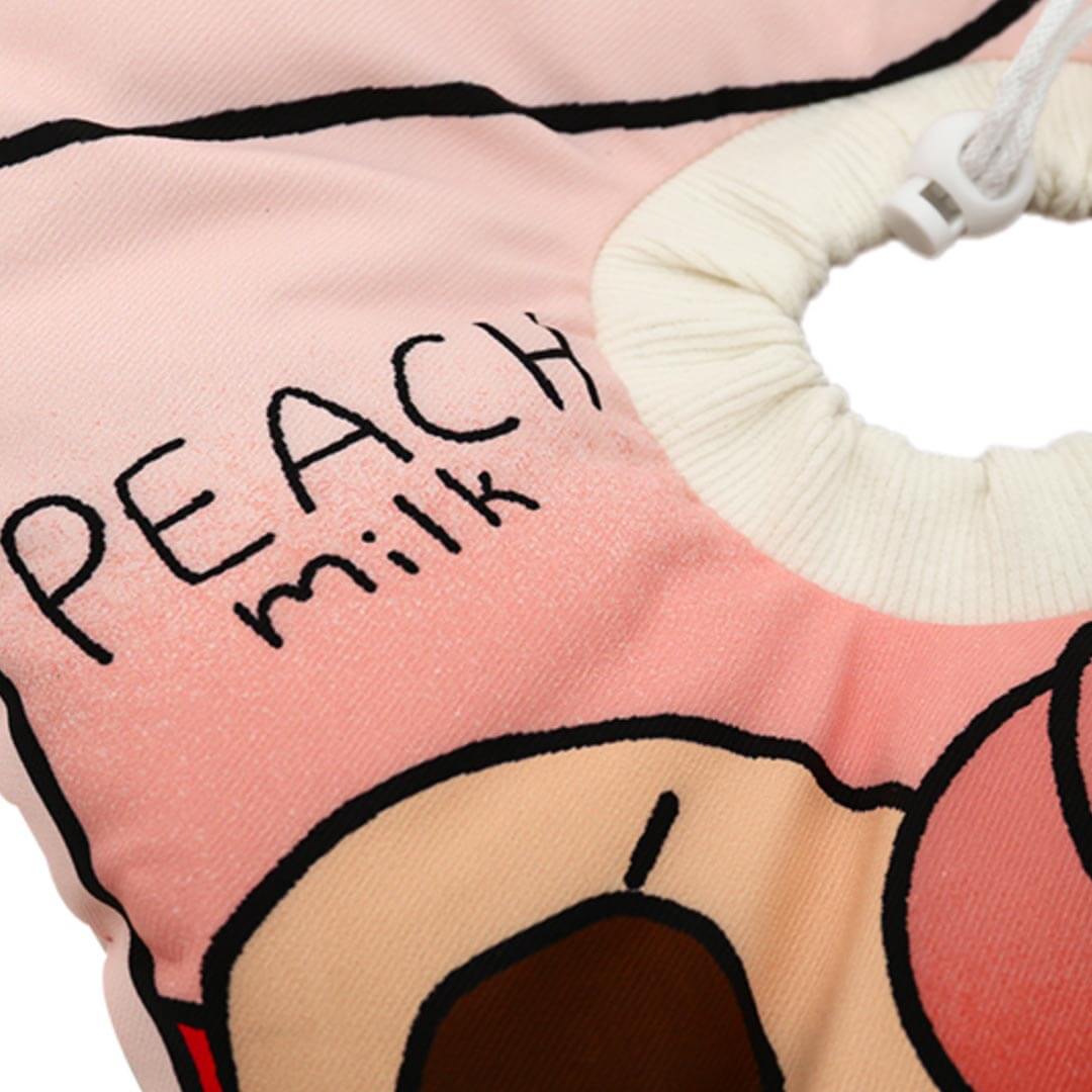 Peach Milk E Collar for Cats | Cat Cone Collar | MissyMoMo