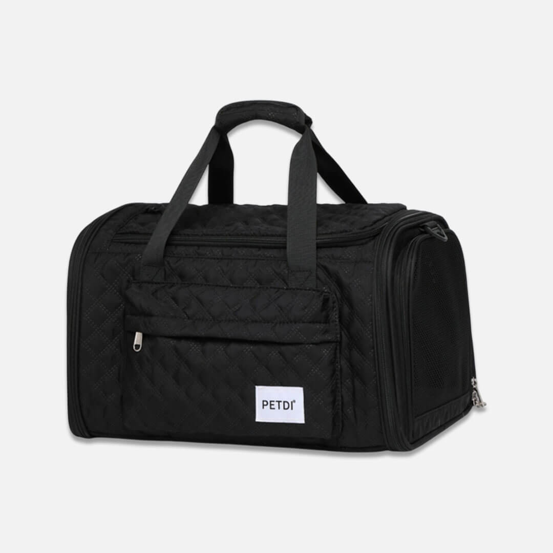 Black Airline-Approved Cat Carrier for Travel | MissyMoMo