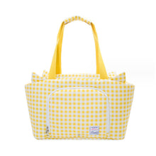 Load image into Gallery viewer, Yellow Gingham Petdora Cat Carrier | MissyMoMo
