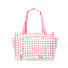 Load image into Gallery viewer, Pink Gingham Petdora Cat Carrier | MissyMoMo
