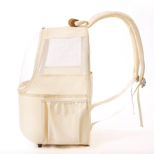 Load image into Gallery viewer, Petseek Travel Beige Collapsible Cat Backpack | MissyMoMo
