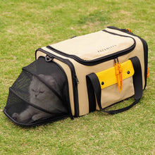 Load image into Gallery viewer, Cat Inside Breathable and Expandable Cat Carrier for Flying | MissyMoMo
