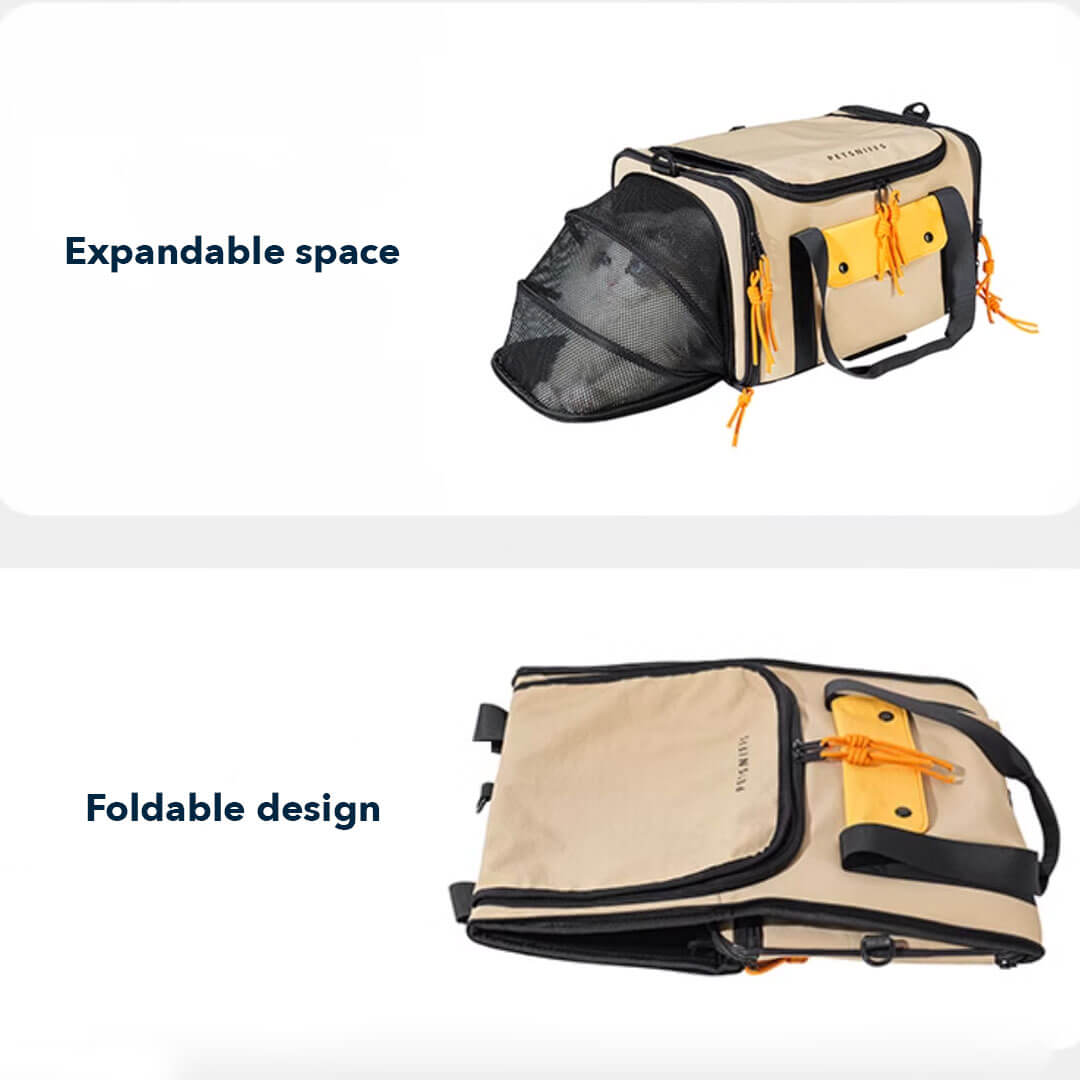 Features of Stylish Expandable Cat Carrier for Flying | MissyMoMo