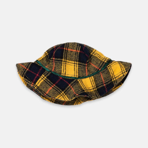 Yellow Plaid Cat Hat | Pet Accessories | MissyMoMo