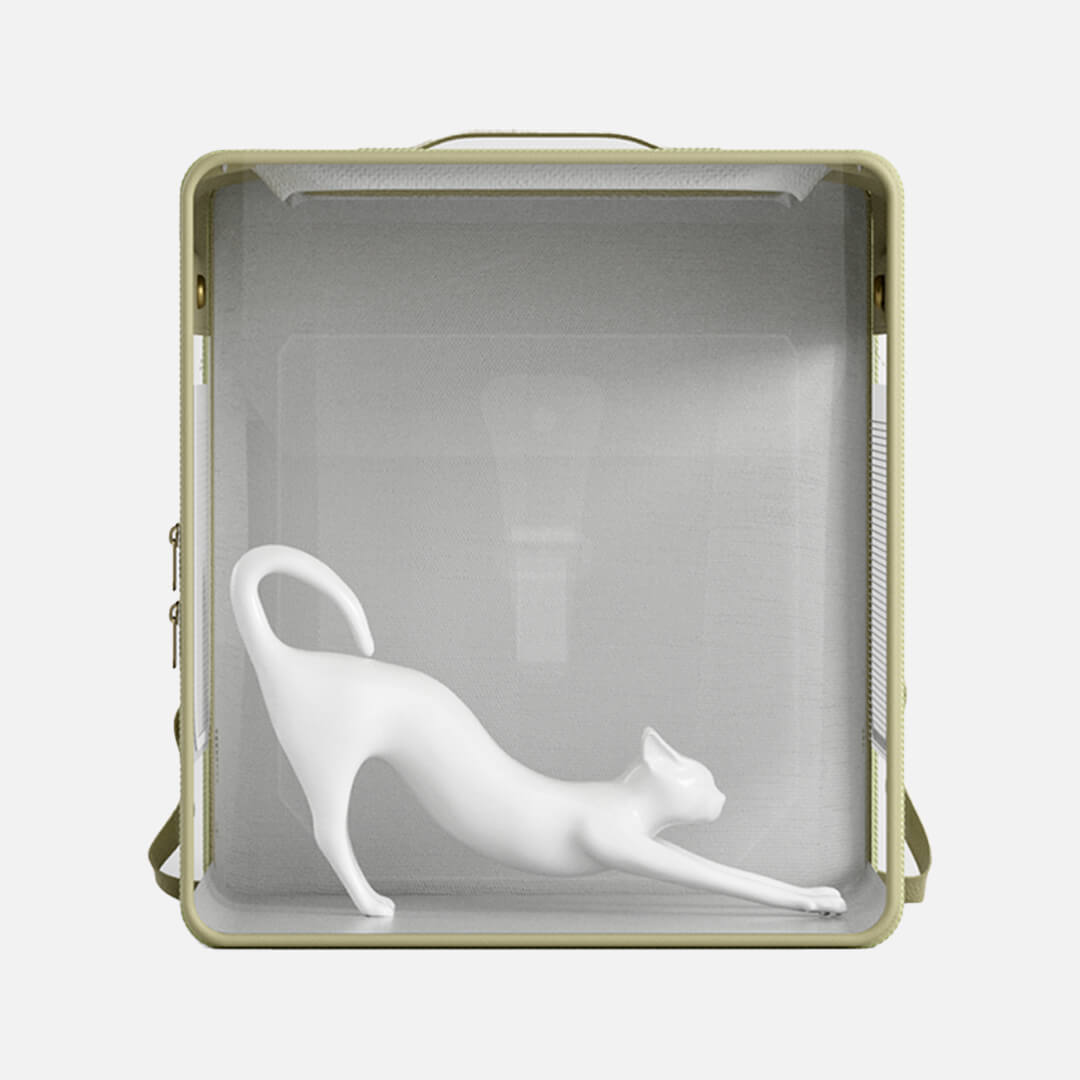 Popocola Cat Backpack | Roomy Leather Cat Carrier | MissyMoMo