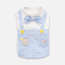 Load image into Gallery viewer, Blue Check Vest for Cats | MissyMoMo
