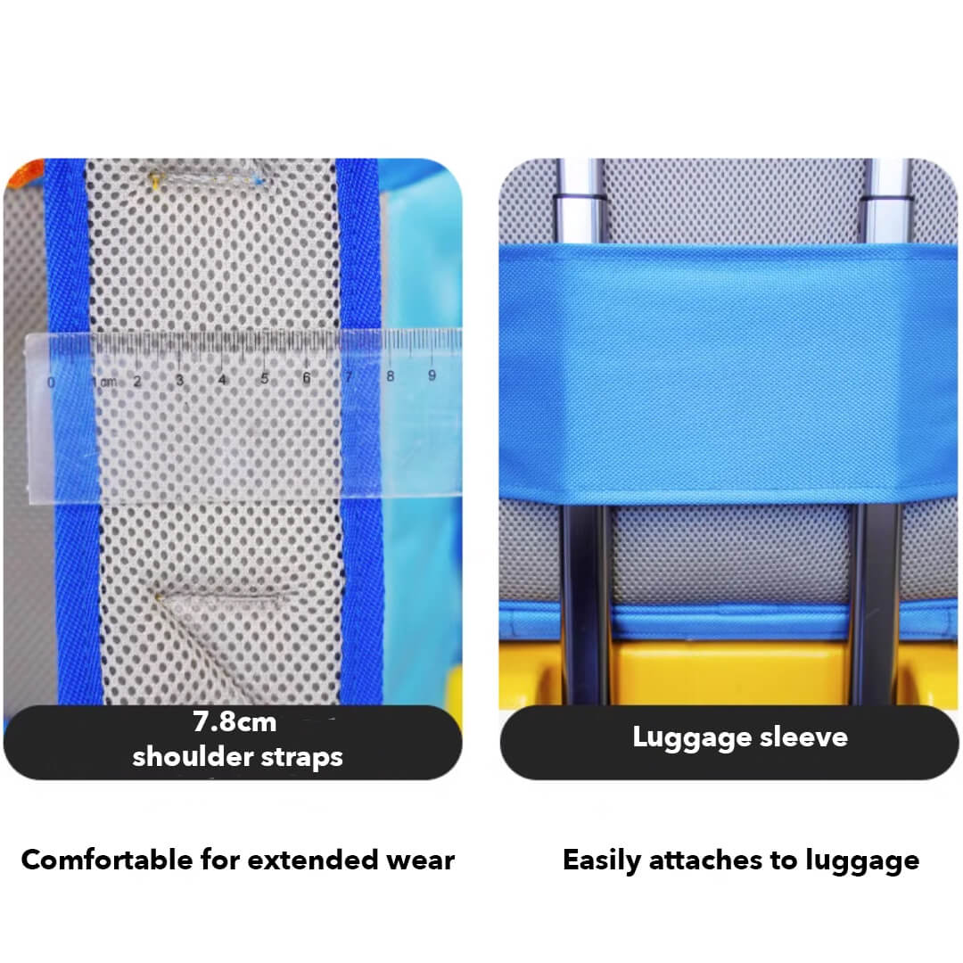 Cat Backpack with Luggage Sleeve | MissyMoMo