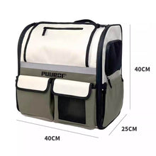 Load image into Gallery viewer, Dimensions of Large Cat Backpack Carrier  | MissyMoMo
