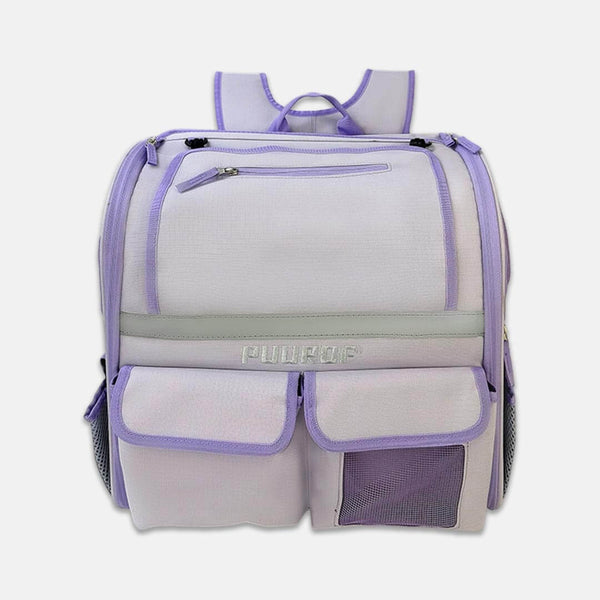 Purple Cat Carrier Backpack for Chubby Cats Outdoors | MissyMoMo