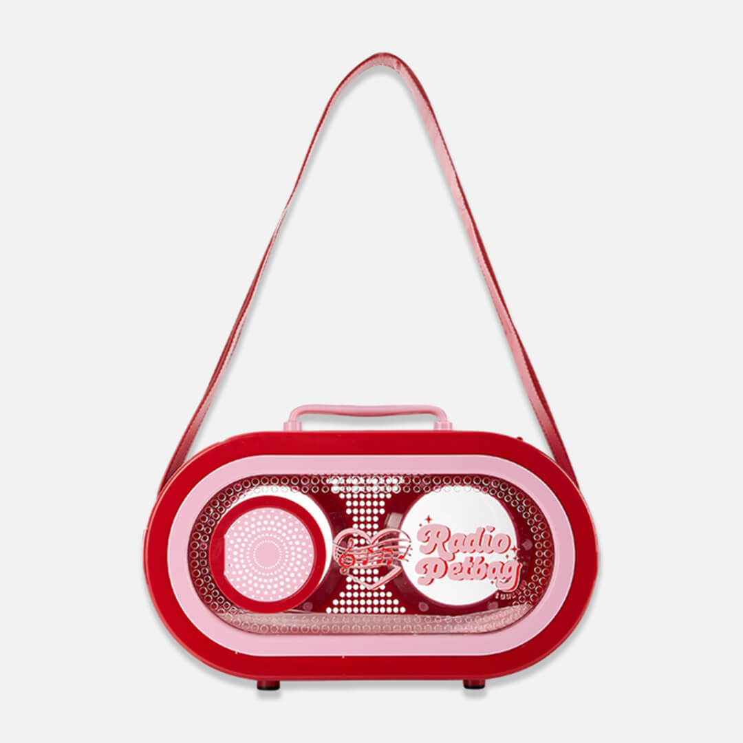 RadioMoMo Vintage Retro Red Hard Cat Carrier | MissyMoMo