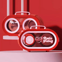 Load image into Gallery viewer, RadioMoMo Vintage Retro Red Hard Cat Carriers | MissyMoMo
