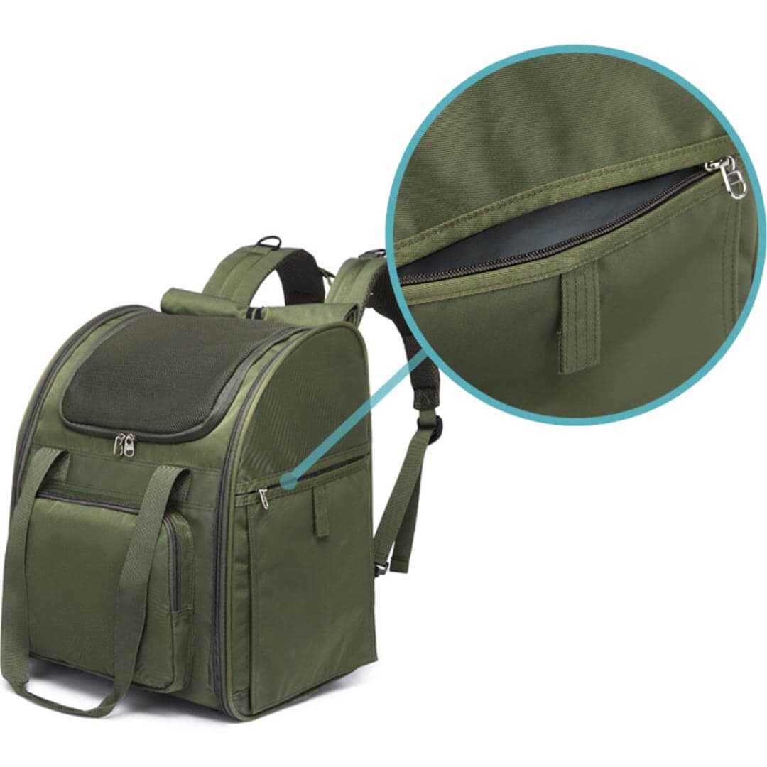 Top Loading Cat Backpack for Large Cats | Cat Carrier for Chubby Kitties | MissyMoMo