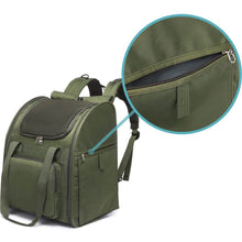 Load image into Gallery viewer, Top Loading Cat Backpack for Large Cats | Cat Carrier for Chubby Kitties | MissyMoMo
