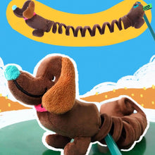 Load image into Gallery viewer, Springy Sausage Dog Teaser | Interactive Cat Toys | MissyMoMo
