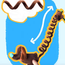 Load image into Gallery viewer, Springy Sausage Dog Teaser | Interactive Cat Toys | MissyMoMo
