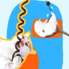 Load image into Gallery viewer, Springy Sausage Dog Teaser | Interactive Cat Toys | MissyMoMo
