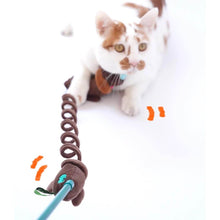 Load image into Gallery viewer, Springy Sausage Dog Teaser | Interactive Cat Toys | MissyMoMo
