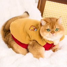 Load image into Gallery viewer, Cat in Brown Teddy Bear Fleece Jacket | MissyMoMo
