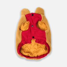 Load image into Gallery viewer, Brown Teddy Bear Fleece Jacket for Cats &amp; Kittens | MissyMoMo

