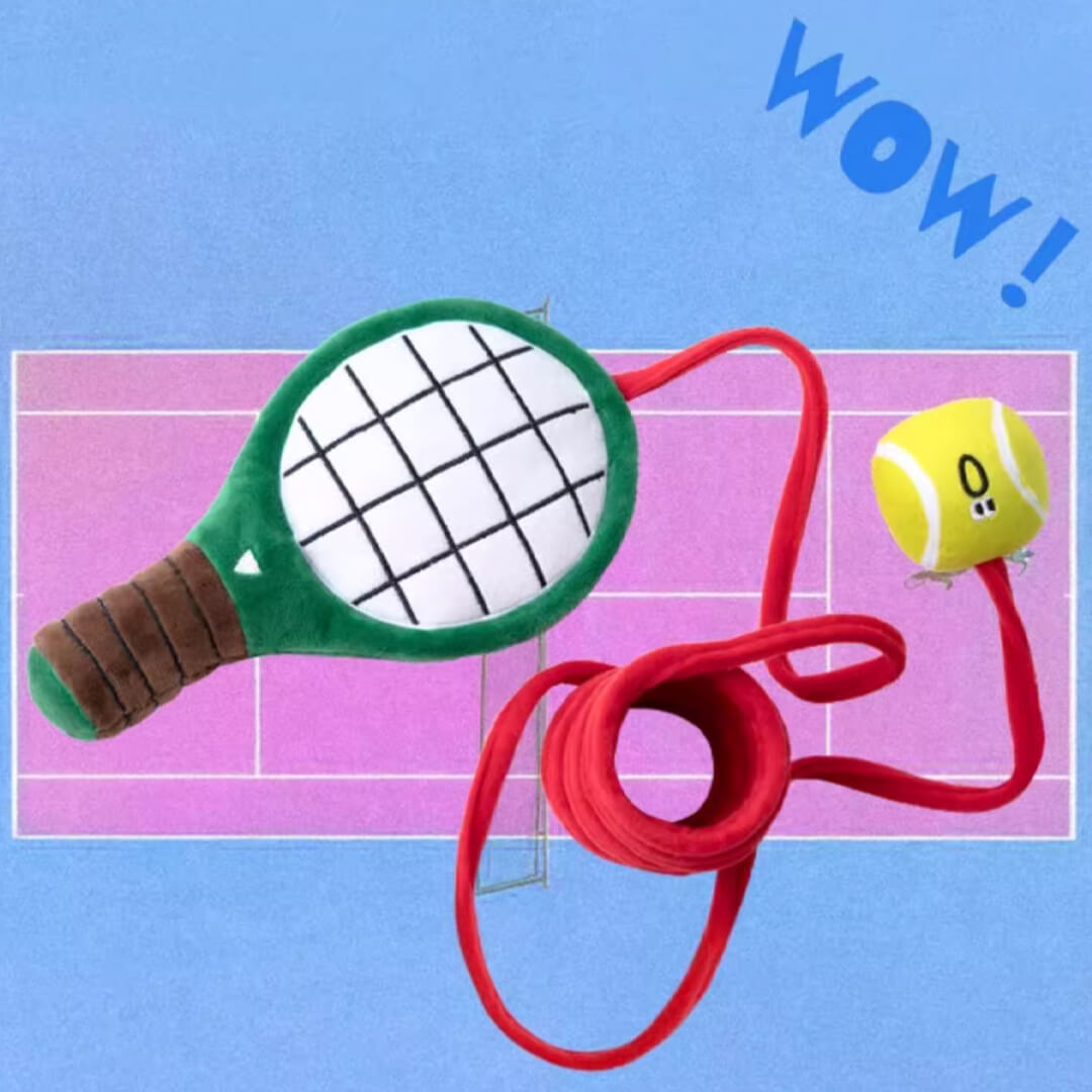 Tennis Pawtner Cat Bungee Teaser Wand | Cat Toys | MissyMoMo