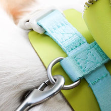 Load image into Gallery viewer, Leash Attachment D-ring on an H-Style Cat Harness | MissyMoMo
