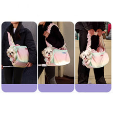 Load image into Gallery viewer, Pink Gradient Crossbody Cat Bag Carrier | MissyMoMo
