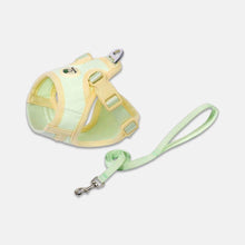 Load image into Gallery viewer, Yellow &amp; Green Mesh Harness with Leash for Cats and Kittens | MissyMoMo
