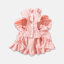Load image into Gallery viewer, Pink Tulip Cat Dress | Cute Ruffle Cat Clothes | MissyMoMo
