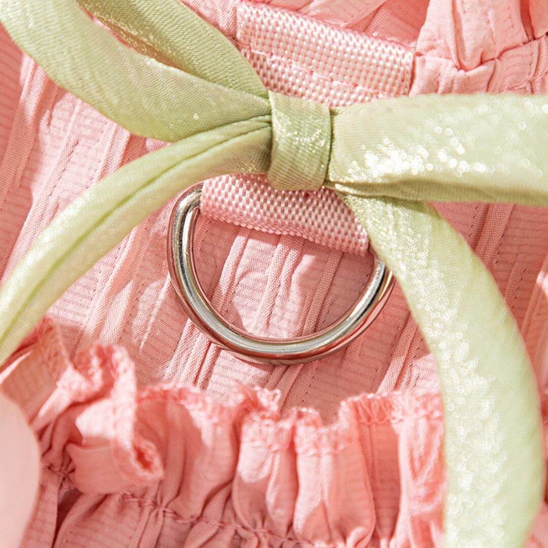 Pink Tulip Cat Dress | Cute Ruffle Cat Clothes | MissyMoMo