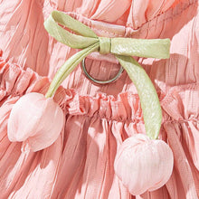 Load image into Gallery viewer, Pink Tulip Cat Dress | Cute Ruffle Cat Clothes | MissyMoMo
