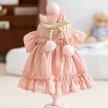Load image into Gallery viewer, Pink Tulip Cat Dress | Cute Ruffle Cat Clothes | MissyMoMo
