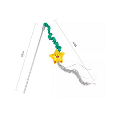 Load image into Gallery viewer, Twinkle Cat Wand Toy | Funny Toy for Bored Cats | MissyMoMo
