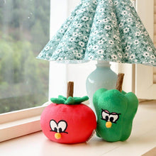 Load image into Gallery viewer, Tomato and Green Pepper Catnip Toys | Cute Cat Toys | MissyMoMo
