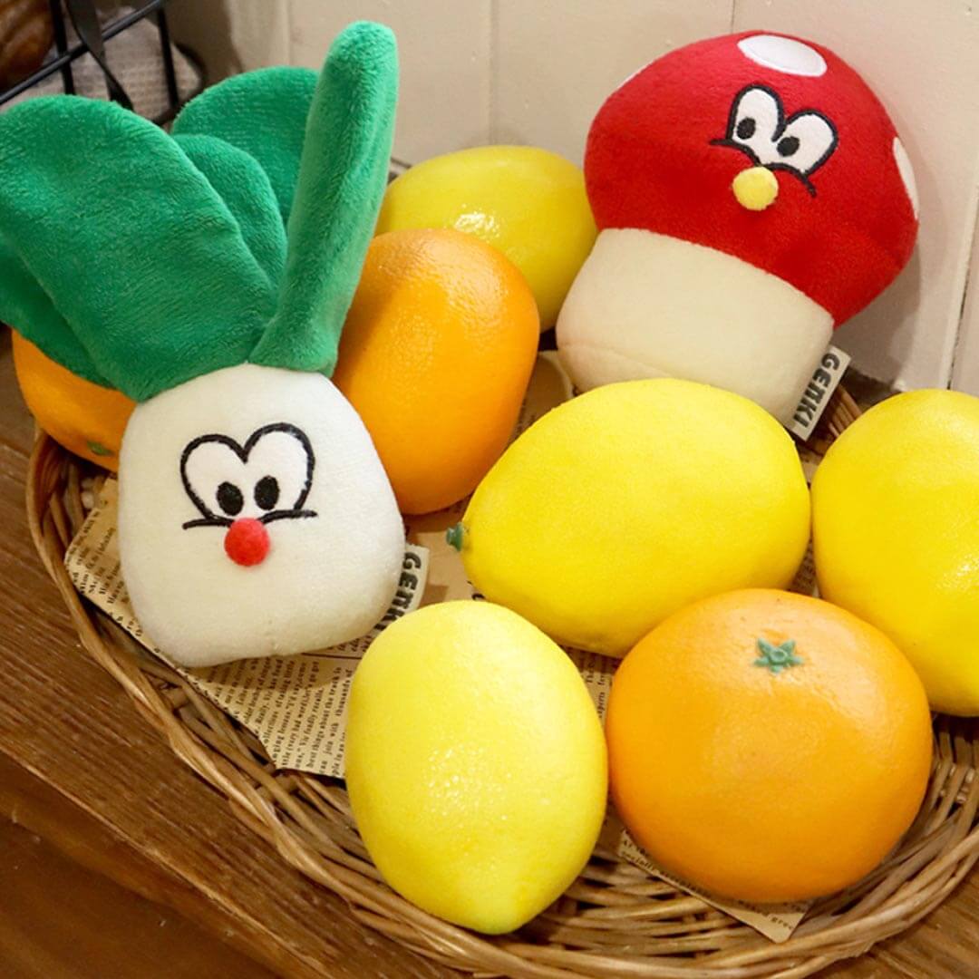 Raddish & Mushroom Catnip Toys | Cute Cat Toys | MissyMoMo