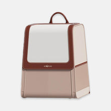 Load image into Gallery viewer, Voocoo Cat Backpack | Cat Carrier for Travel | Leather Pet Carrier | MissyMoMo
