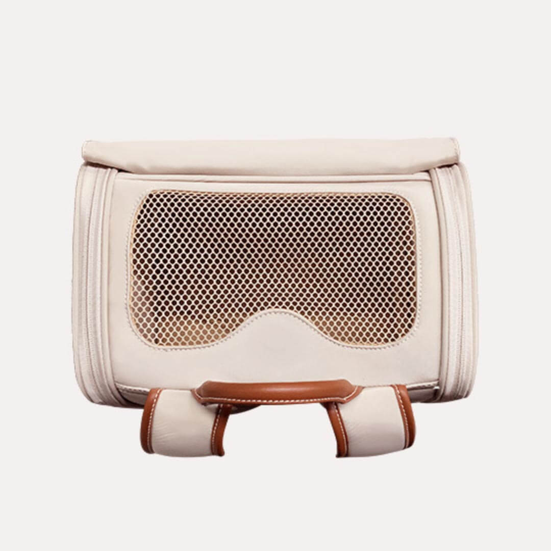 Voocoo Cat Backpack | Cat Carrier for Travel | Leather Pet Carrier | MissyMoMo