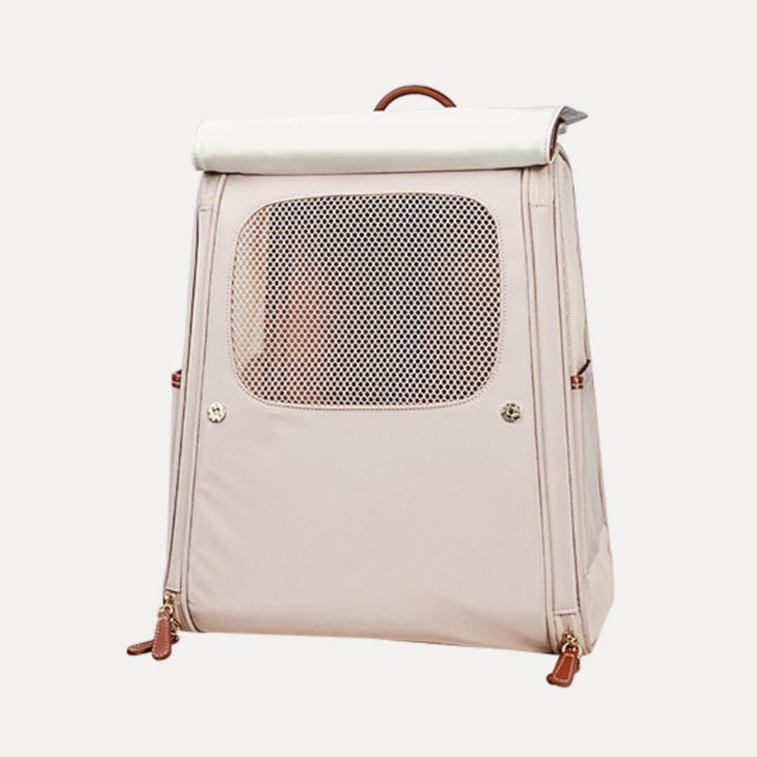 Voocoo Cat Backpack | Cat Carrier for Travel | Leather Pet Carrier | MissyMoMo