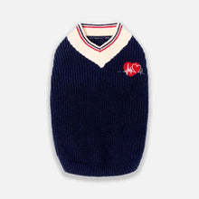 Load image into Gallery viewer, Blue Preppy Sweater for Cats &amp; Kittens | Cat Clothes | MissyMoMo

