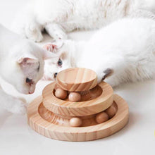Load image into Gallery viewer, Cats Playing with Ball Track Toy | Interactive Cat Toys | MissyMoMo
