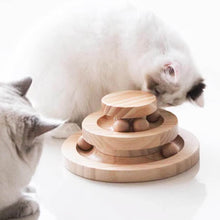 Load image into Gallery viewer, Cats Playing with Ball Track Toy | Interactive Cat Toys | MissyMoMo
