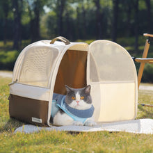 Load image into Gallery viewer, Cat Lying Inside Lightweight Cat Backpack | MissyMoMo
