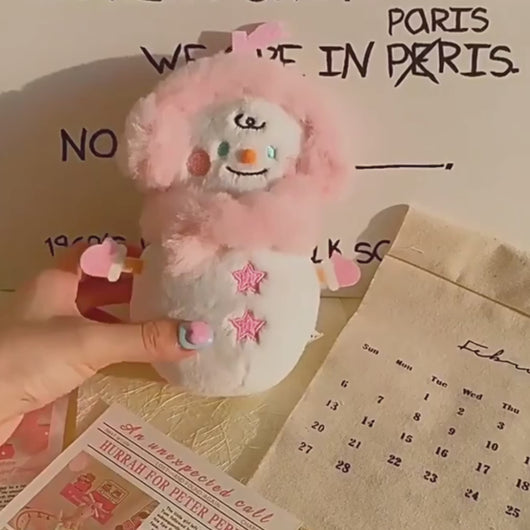 Snowman Catnip Toy | Plush Toy for Cats & Kittens | MissyMoMo