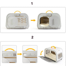 Load image into Gallery viewer, Castle Cat Carrier With Door Opened | MissyMoMo
