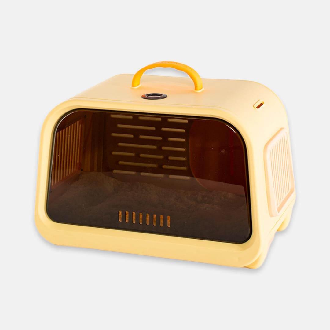 Castle Cat Carrier in Orange | MissyMoMo