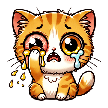 Cat Crying of Eye Issues