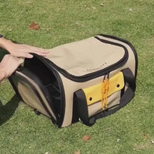 Load and play video in Gallery viewer, Stylish Expandable Airline-Approved Cat Carrier | MissyMoMo
