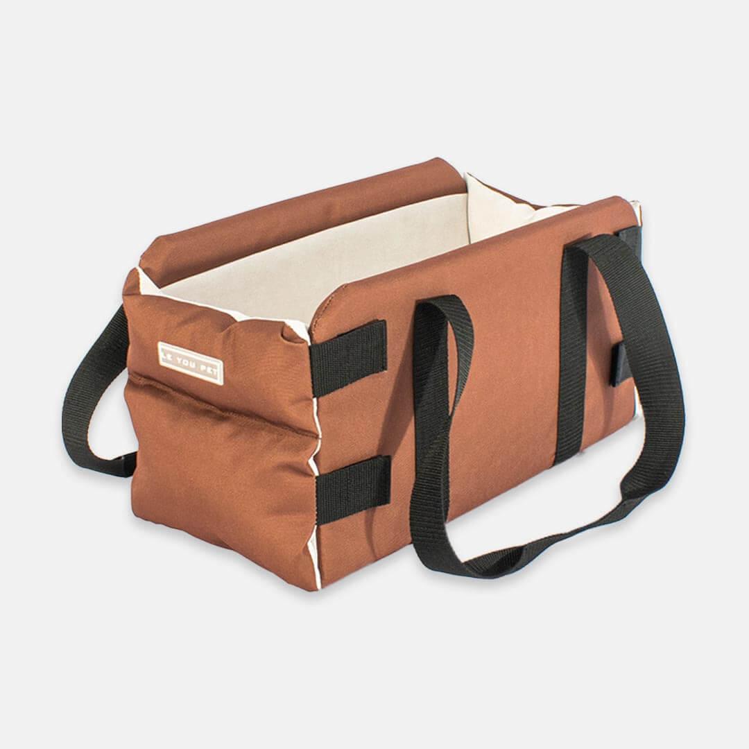 Explorer Cat Car Seat Carrier in Brown | MissyMoMo