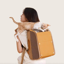 Load image into Gallery viewer, Floof Voyager Top Load Cat Carrier for Travel  | Cat Traveling Backpack | MissyMoMo
