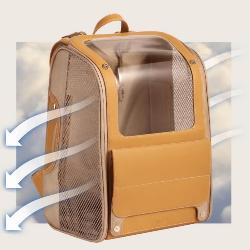 Floof Voyager Breathable Cat Traveling Backpack | Clear Cat Backpack | MissyMoMo